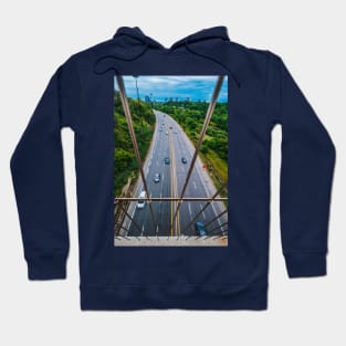 Don Valley Parkway on a Cloudy Day. Landscape Photograph Hoodie